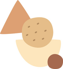 Abstract form.
Geometric shapes. Minimalism, modern. Minimal geometric shape.
bohemian, simple. Scandinavian Boho. Design, art.