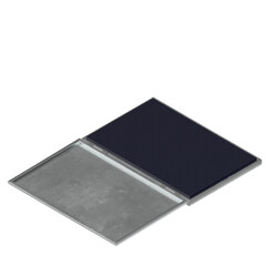 3d rendering illustration of an ink pad for rubber stamp