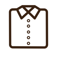 ecommerce store on outline icon