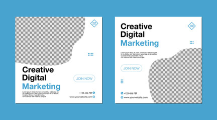 Feed ig digital marketing agency tamplate design