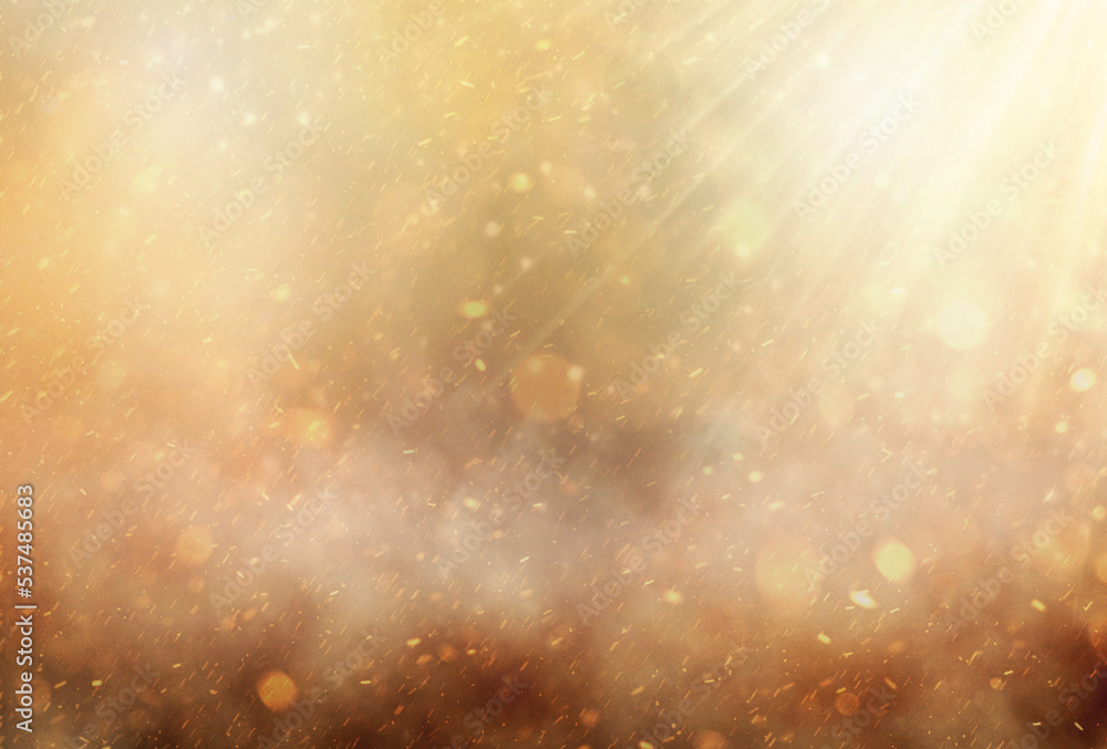 Poster color abstract background, bokeh lights.