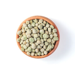 Green Pea (Green Matar). Green Pea in Pottery