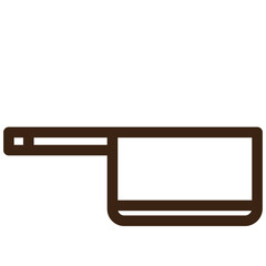 kitchen pot tools outline icon