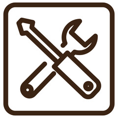 adjustment icon set settings tools outline icon