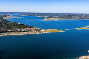 トラビス湖・コロラド川・Aerial
