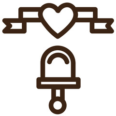 Obraz premium tools utensils outline icon