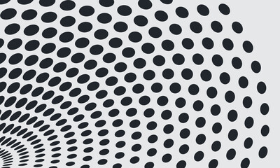 Vector halftone dots. Abstract dotted background.