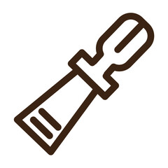 builder tools constructions outline icon