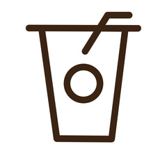 espresso hot iced tools outline icon