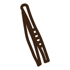 eyebrow tweezers outline icon