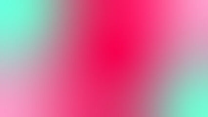 horizontal magenta pink - purple pink - mint blue gradient background