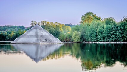 Fototapeta premium Les étangs de Cergy, Val d’Oise, France 
