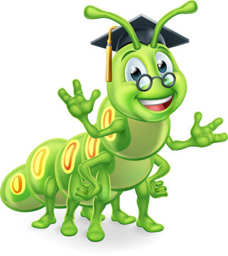 Graduate Caterpillar Book Worm