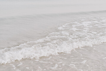 Clear water at the beach. Simple and minimalistic beach background - 537493812