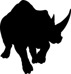 Rhino Animal Silhouette