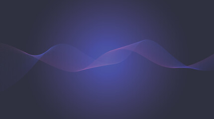 Gradient of techno-sense vector background