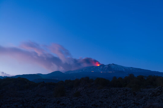 Eruzione vulcano Etna, Sicilia