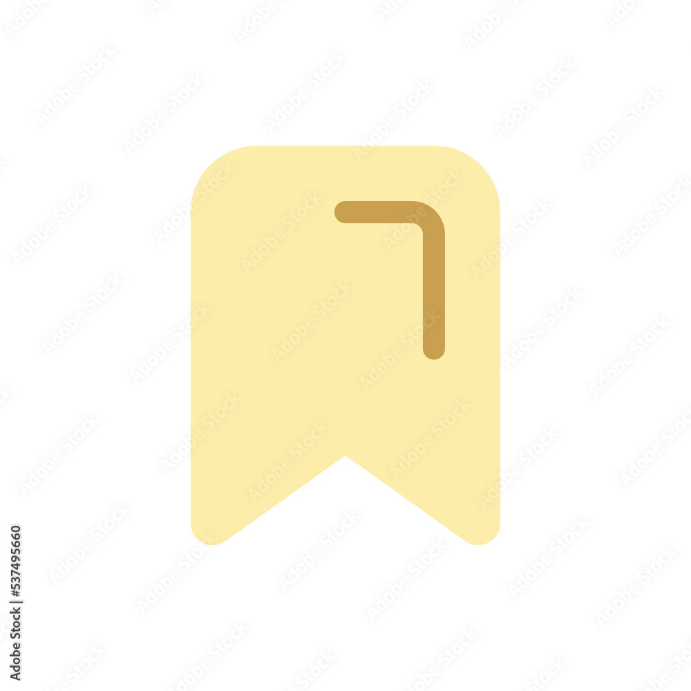 Poster marked content pixel perfect flat gradient color ui icon. bookmark for website pages. chosen data. s