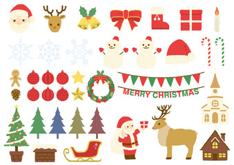 CHRISTMAS icon digitally drawn illustration