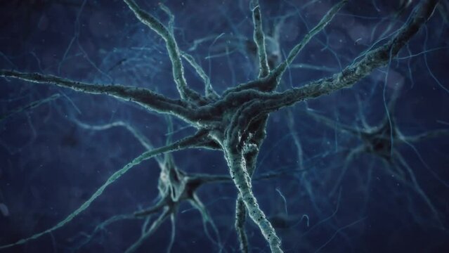 neurons animation | Brain cells | mood swings based on neurons movement