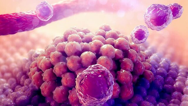 Tumor Cells Expanding Cancer Growing