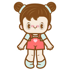 cartoon girl