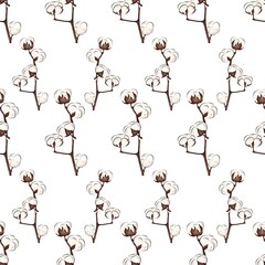 Endless pattern of watercolor flowers on a white background for covers, greeting cards, invitations, birthday and wedding.  Beautiful bright wallpaper.