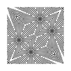 Vector black and white wavy background.Optical illusion striped wrapped background vector design.Wavy Lines Optical Illusion.Optical illusion art abstract vector stripped background.