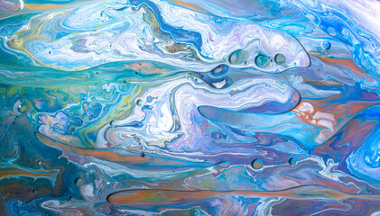 Acrylic Pour Color Liquid marble abstract surfaces Design.