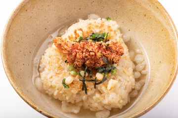 焼きおにぎり　明太子茶漬け