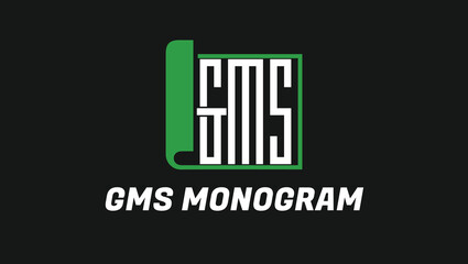 GMS Monogram Lettermark Name Initials Logo Design Template
