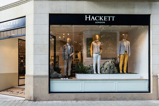 Hackett clothing store in Barcelona, Spain
