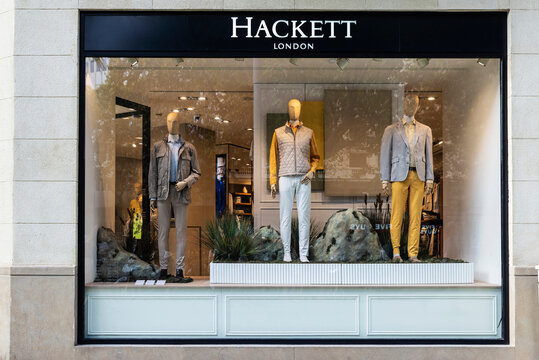 Hackett clothing store in Barcelona, Spain