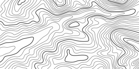 The stylized topographic map illustration