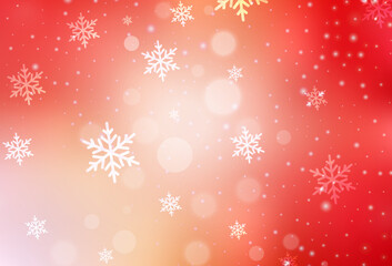 Light Red, Yellow vector texture in birthday style.