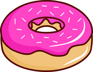 Donuts Food Illustration