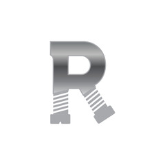 R gear icon