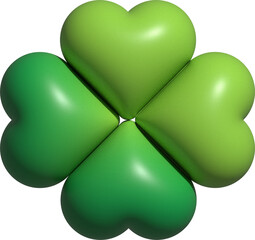 cute 3D lucky clover leaf decoration