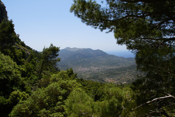 mountains in the Serra de Tramuntana, mountain range on Mallorca island (Spain, Balearic Islands)