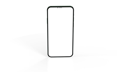 realistic smartphone template mockup for user experience presentation
