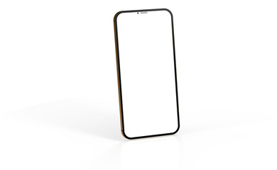 Smartphone. Mobile phone Template. Telephone 3d