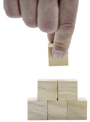  blank  wooden cubes- PNG alpha channel - graphic resources