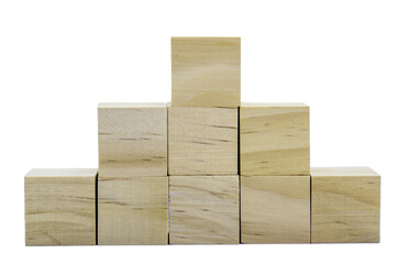  blank  wooden cubes- PNG alpha channel - graphic resources