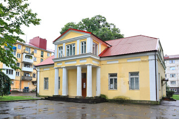 Fototapeta na wymiar Old historical building in Volodymyr-Volynsky, Ukraine