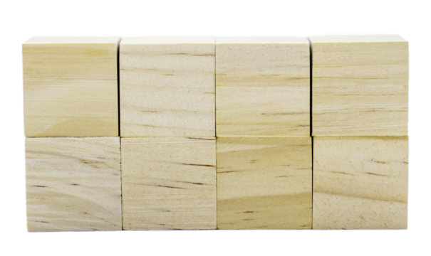  blank  wooden cubes- PNG alpha channel - graphic resources