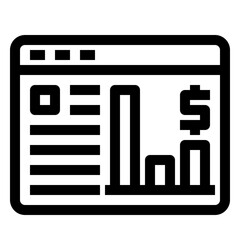 Icon Seo With Style Outline