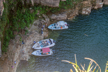 boat on the river