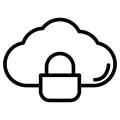 cloud security icon