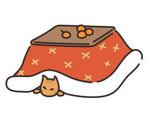 こたつとネコ