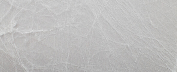 spider web on an gray background. halloween concept. copy space. banner